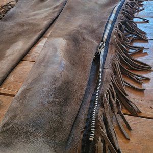 Real leather vintage chaps